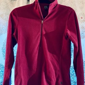 REI 1/4 zip - violet, small w
